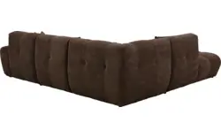 Goossens excellent hoeksalon kubus bruin stof - 8252727-gespiegeld-02