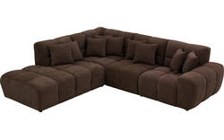 Goossens excellent hoeksalon kubus bruin stof - 8252727-gespiegeld-02