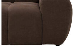 Goossens excellent hoeksalon kubus bruin stof - 8252727-gespiegeld-02