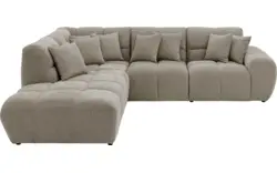 Goossens excellent hoeksalon kubus bruin stof - 8252729-gespiegeld-02