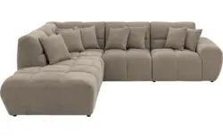 Goossens excellent hoeksalon kubus bruin stof - 8252730-gespiegeld-02