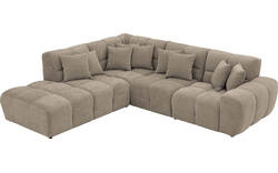 Goossens excellent hoeksalon kubus bruin stof - 8252730-gespiegeld-02
