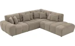 Goossens excellent hoeksalon kubus bruin stof - 8252730-goossens-excellent-kubus-bank-stof-bruin-01