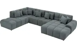 Goossens excellent u bank kubus groen stof - 8252734-gespiegeld-02