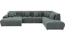 Goossens excellent u bank kubus groen stof - 8252734-goossens-excellent-kubus-bank-stof-groen-01