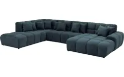 Goossens excellent u bank kubus blauw stof - 8252735-gespiegeld-02