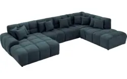 Goossens excellent u bank kubus blauw stof - 8252735-goossens-excellent-kubus-bank-stof-blauw-01