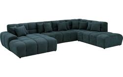 Goossens excellent u bank kubus groen stof - 8252737-goossens-excellent-kubus-bank-stof-groen-01