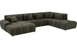 Goossens excellent u bank kubus groen stof - 8252738-goossens-excellent-kubus-bank-stof-groen-01