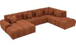 Goossens excellent u bank kubus bruin stof - 8252741-goossens-excellent-kubus-bank-stof-bruin-01
