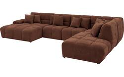 Goossens excellent u bank kubus bruin stof - 8252742-goossens-excellent-kubus-bank-stof-bruin-01