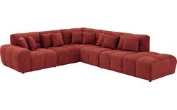 Goossens excellent hoeksalon kubus rood stof - 8252747-goossens-excellent-kubus-bank-stof-rood-01