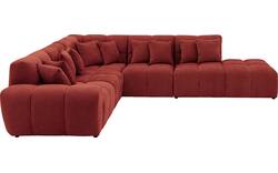 Goossens excellent hoeksalon kubus rood stof - 8252747-goossens-excellent-kubus-bank-stof-rood-01