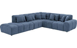 Goossens excellent hoeksalon kubus blauw stof - 8252748-gespiegeld-03