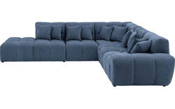Goossens excellent hoeksalon kubus blauw stof - 8252748-gespiegeld-02