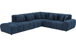 Goossens excellent hoeksalon kubus blauw stof - 8252749-gespiegeld-03