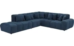 Goossens excellent hoeksalon kubus blauw stof - 8252749-gespiegeld-02