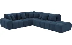 Goossens excellent hoeksalon kubus blauw stof - 8252749-goossens-excellent-kubus-bank-stof-blauw-01