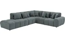 Goossens excellent hoeksalon kubus groen stof - 8252750-gespiegeld-02