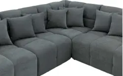 Goossens excellent hoeksalon kubus groen stof - 8252750-gespiegeld-02
