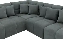 Goossens excellent hoeksalon kubus groen stof - 8252750-goossens-excellent-kubus-bank-stof-groen-01