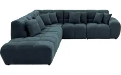 Goossens excellent hoeksalon kubus blauw stof - 8252751-gespiegeld-02