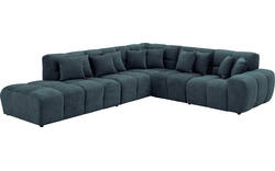 Goossens excellent hoeksalon kubus blauw stof - 8252751-gespiegeld-03