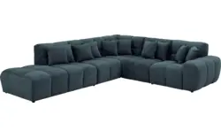 Goossens excellent hoeksalon kubus blauw stof - 8252751-gespiegeld-02