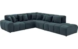 Goossens excellent hoeksalon kubus blauw stof - 8252751-goossens-excellent-kubus-bank-stof-blauw-01