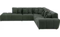 Goossens excellent hoeksalon kubus groen stof - 8252752-gespiegeld-02