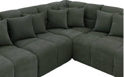 Goossens excellent hoeksalon kubus groen stof - 8252752-gespiegeld-02