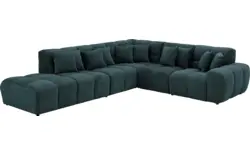Goossens excellent hoeksalon kubus groen stof - 8252753-gespiegeld-02