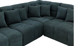 Goossens excellent hoeksalon kubus groen stof - 8252753-gespiegeld-02