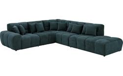 Goossens excellent hoeksalon kubus groen stof - 8252753-goossens-excellent-kubus-bank-stof-groen-01