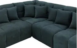 Goossens excellent hoeksalon kubus groen stof - 8252753-goossens-excellent-kubus-bank-stof-groen-01