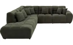 Goossens excellent hoeksalon kubus groen stof - 8252754-gespiegeld-02