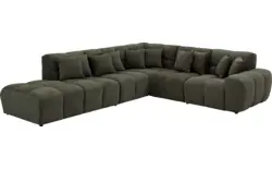 Goossens excellent hoeksalon kubus groen stof - 8252754-gespiegeld-02