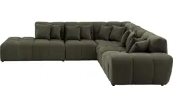 Goossens excellent hoeksalon kubus groen stof - 8252754-gespiegeld-02