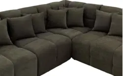 Goossens excellent hoeksalon kubus groen stof - 8252754-gespiegeld-02