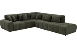 Goossens excellent hoeksalon kubus groen stof - 8252754-goossens-excellent-kubus-bank-stof-groen-01