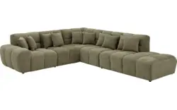 Goossens excellent hoeksalon kubus groen stof - 8252755-goossens-excellent-kubus-bank-stof-groen-01