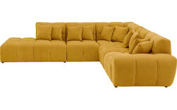 Goossens excellent hoeksalon kubus geel stof - 8252756-gespiegeld-02