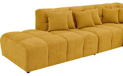 Goossens excellent hoeksalon kubus geel stof - 8252756-gespiegeld-02