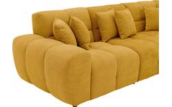 Goossens excellent hoeksalon kubus geel stof - 8252756-goossens-excellent-kubus-bank-stof-geel-01