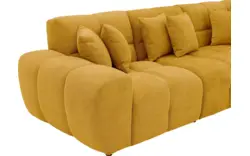 Goossens excellent hoeksalon kubus geel stof - 8252756-goossens-excellent-kubus-bank-stof-geel-01