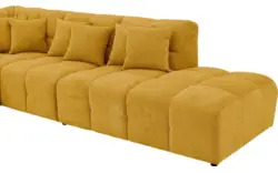 Goossens excellent hoeksalon kubus geel stof - 8252756-goossens-excellent-kubus-bank-stof-geel-01