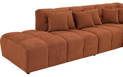 Goossens excellent hoeksalon kubus bruin stof - 8252757-gespiegeld-02