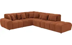 Goossens excellent hoeksalon kubus bruin stof - 8252757-goossens-excellent-kubus-bank-stof-bruin-01