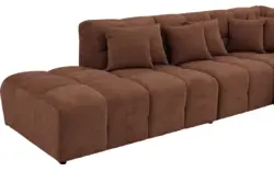 Goossens excellent hoeksalon kubus bruin stof - 8252758-gespiegeld-02