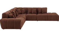 Goossens excellent hoeksalon kubus bruin stof - 8252758-goossens-excellent-kubus-bank-stof-bruin-01